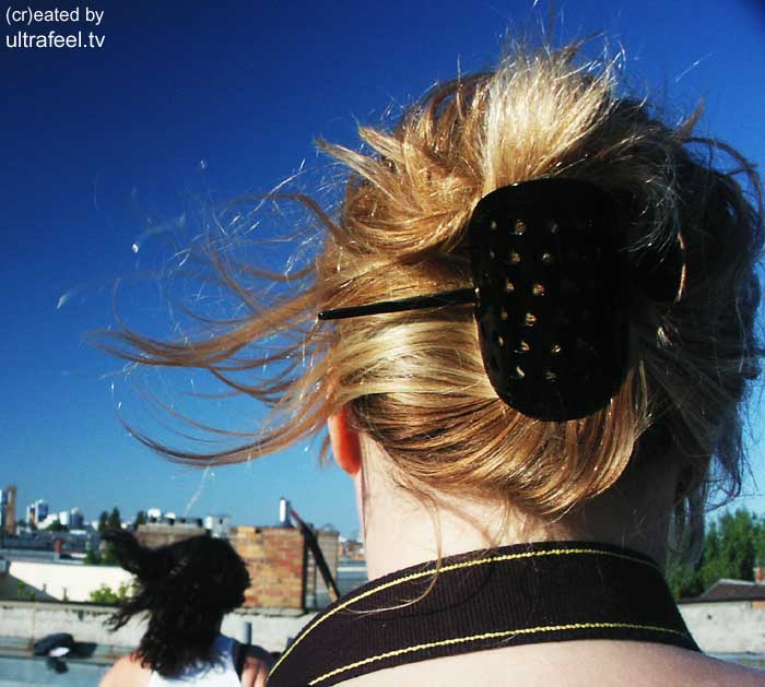 Women hair - On a rooftop in Berlin (c) h.r.fox @ ultrafeel.tv