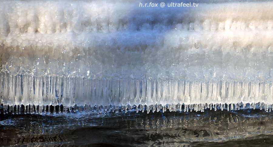 Icicle water art. Photo (c) h.r.fox @ ultrafeel.tv