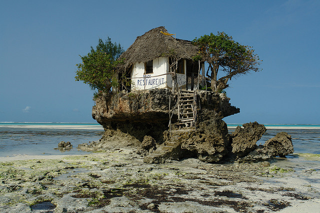 The Rock Restaurant Zanzibar At Michanwi Pingwe Beach