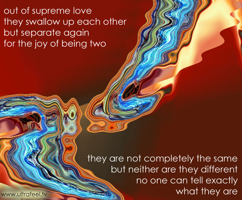 "Supreme love separated" by Jnaneshwar (Jnanadeva) (cr)eated by h.r.fox @ ultrafeel.tv