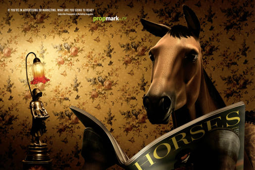 Horse : Advertisement by Neogama/BBH for PropMark.
