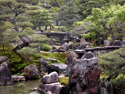 Zen garden landscape.