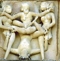 Group sex in Indian temple: Khajuraho