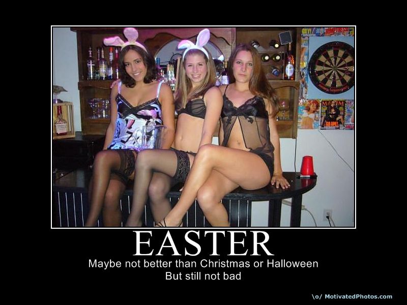 Sexy Easter women bunnies.